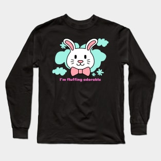 Fluffy And Adorable Bunny Long Sleeve T-Shirt